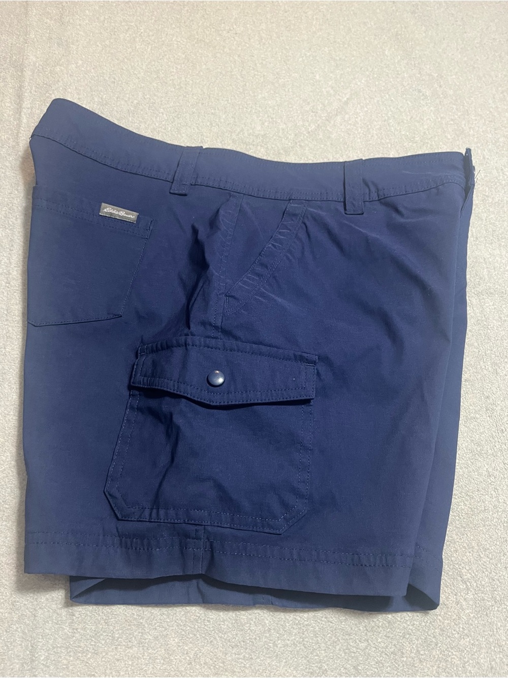Women’s Eddie Bauer Navy Cargo Shorts.